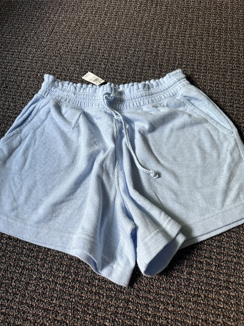 Aerie high waisted light blue shorts